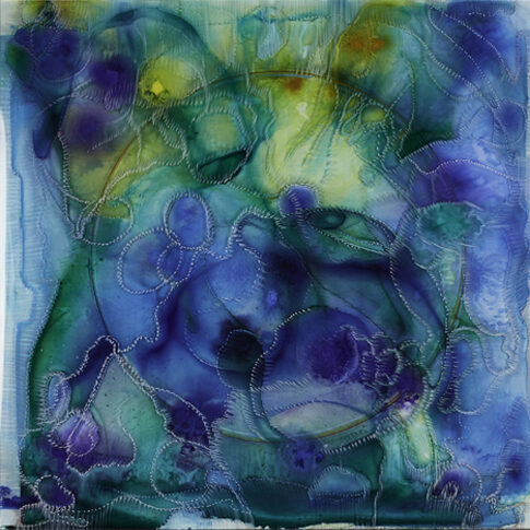 Big blue . 80 x 80 x 3cm . 2020