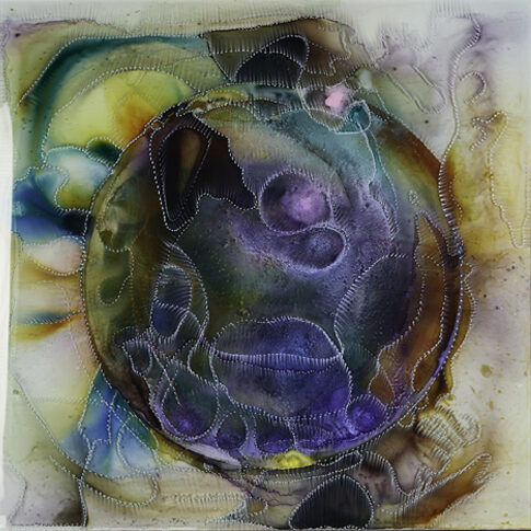 After the rush . 80 x 80 x 3 cm . 2020